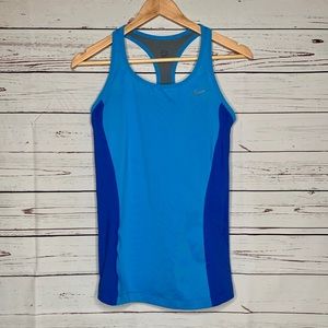 Nike | Dri Fit Blue Tank | Y Back